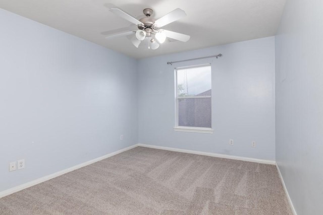 2705 Salt Grass Cir, Deer Park, TX 77536 - unfurnished room with carpet flooring, ceiling fan, and baseboards