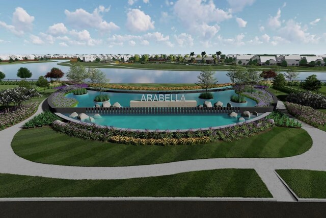 5238 Oakland Bluff Ln, Richmond, TX 77469 - outdoor pool featuring a water view