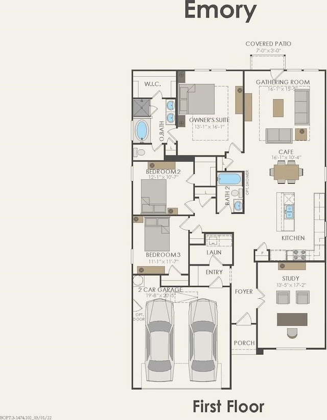 5238 Oakland Bluff Ln, Richmond, TX 77469 - home floor plan