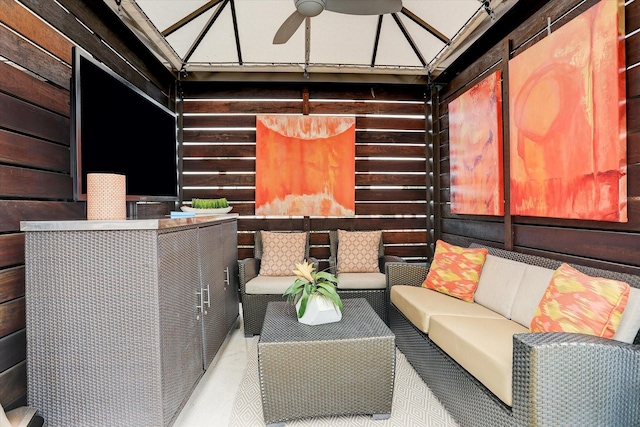 5220 Seawall Blvd Unit 1232, Galveston, TX 77551 - view of patio / terrace featuring an outdoor living space