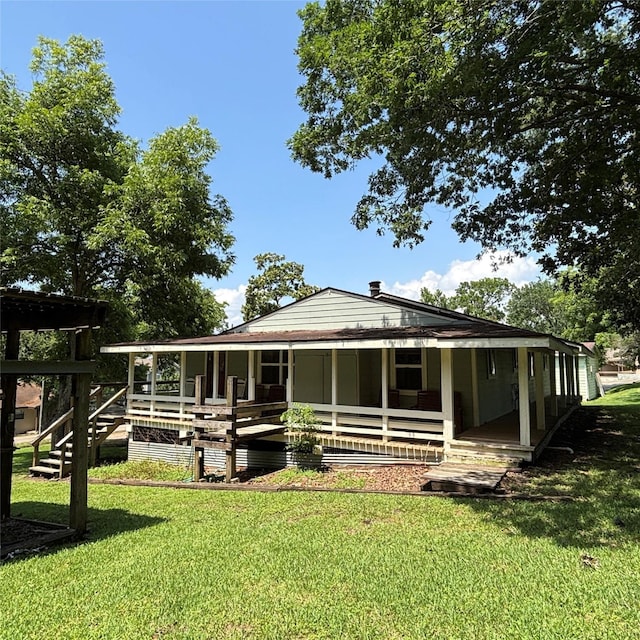 11 Sherry Ln, Coldspring, TX 77331 - view of back of property