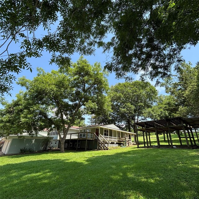 11 Sherry Ln, Coldspring, TX 77331 - view of green lawn