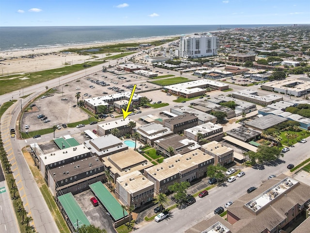 215 Post Office St Unit 1208, Galveston, TX 77550 - drone / aerial view of a large body of water