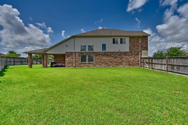 3601 Haskell Hollow Loop, College Station, TX 77845 - back of property featuring brick siding