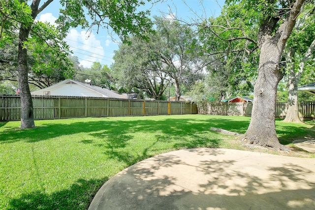 10422 Shadow Wood Dr, Houston, TX 77043 - view of yard with a patio