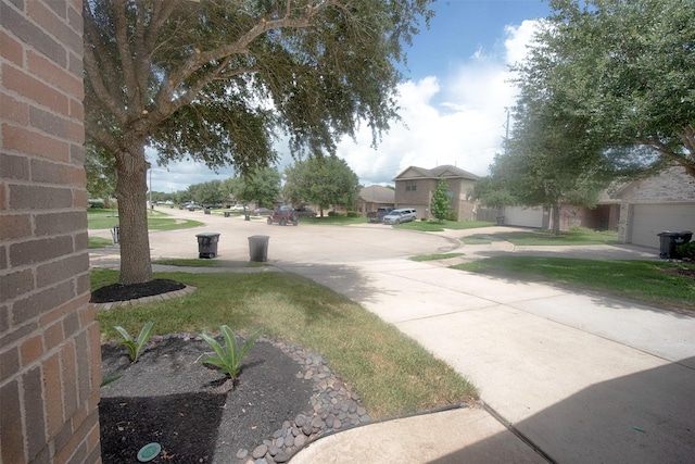 446 De Coster Blvd, Alvin, TX 77511 - view of yard with concrete driveway
