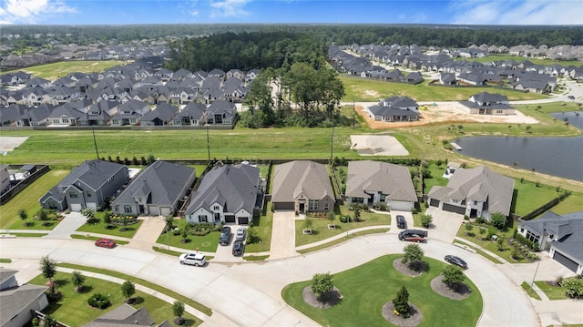 24815 Pavonia Lake Ln, Tomball, TX 77375 - aerial perspective of suburban area with a nearby body of water