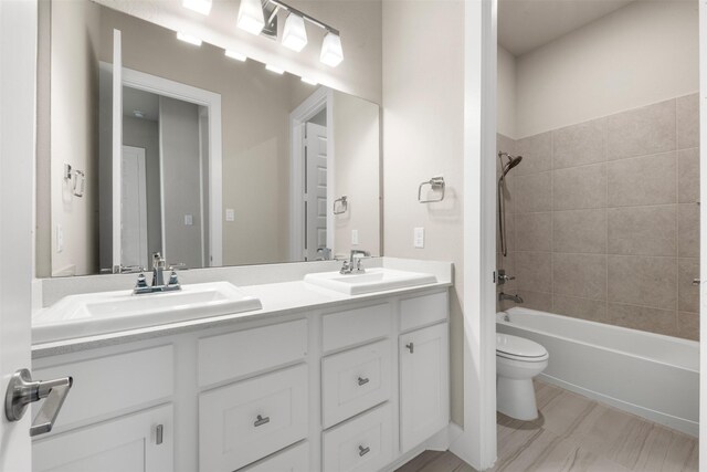 24815 Pavonia Lake Ln, Tomball, TX 77375 - bathroom with double vanity and  shower combination