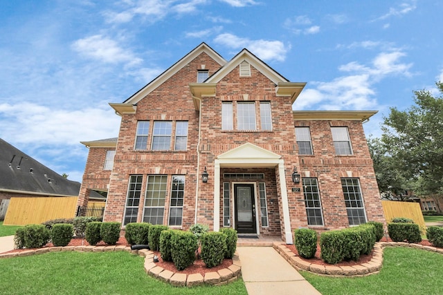 527 Little River Ct, Richmond, TX 77406 - view of front facade with brick siding