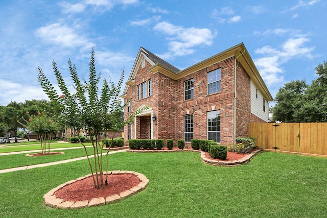 527 Little River Ct, Richmond, TX 77406 - view of front facade featuring brick siding