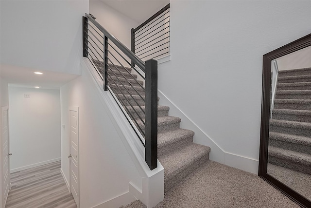 12319 Brandenburg Gate Dr, Houston, TX 77047 - stairway with recessed lighting