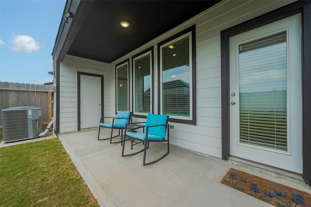 12319 Brandenburg Gate Dr, Houston, TX 77047 - porch featuring cooling unit