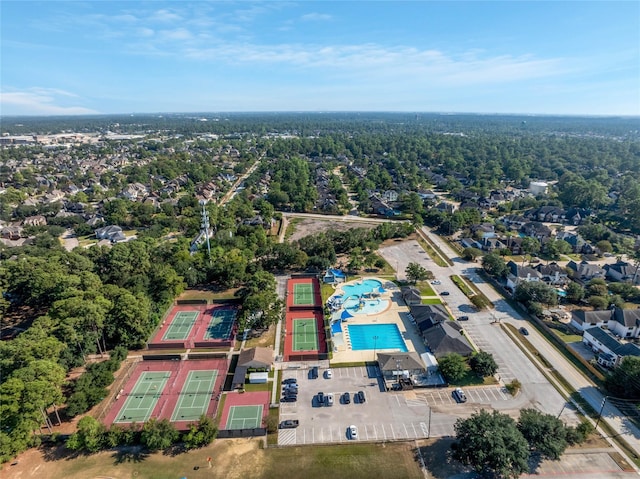 7923 Vintage Creek Dr, Spring, TX 77379 - bird's eye view of a pool