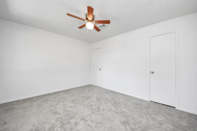 2302 Sun Spring Ct, Spring, TX 77373 - carpeted spare room featuring ceiling fan and baseboards