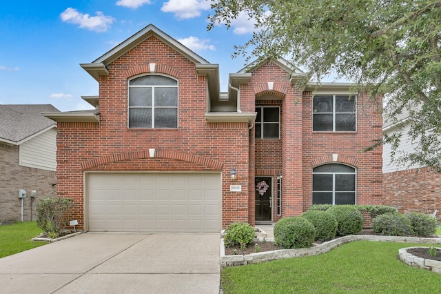 20530 Saddleback Chase Ln, Cypress, TX 77433 - traditional home with brick siding, driveway, and a garage