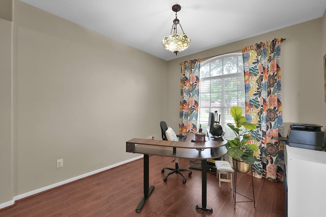 20530 Saddleback Chase Ln, Cypress, TX 77433 - office space with wood finished floors and baseboards