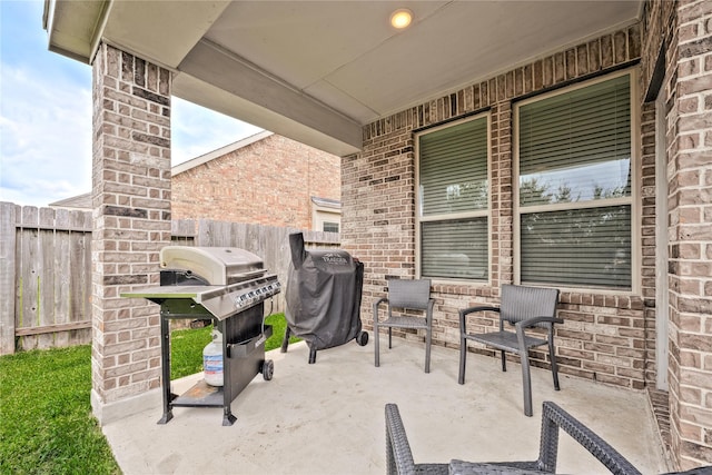 21231 Flowering Crape Myrtle Dr, Porter, TX 77365 - view of patio / terrace with area for grilling
