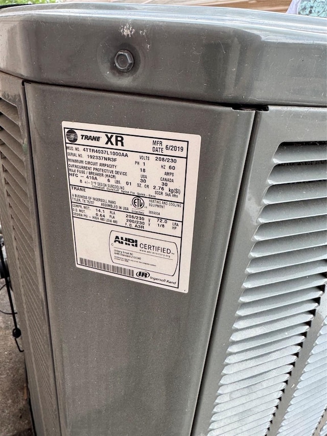 13798 Hollowgreen Dr Unit 305, Houston, TX 77082 - detailed view of a central AC unit