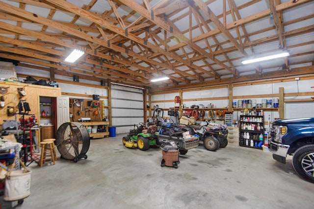 120 Brazos River Rd Unit 400, Freeport, TX 77541 - garage with a workshop area