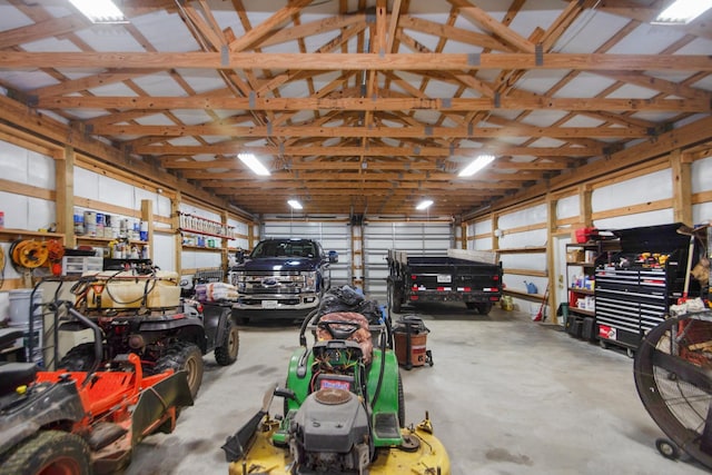 120 Brazos River Rd Unit 400, Freeport, TX 77541 - garage with a workshop area