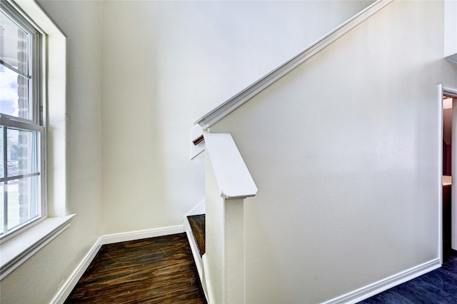 28827 Frio River Loop, Spring, TX 77386 - stairway with wood finished floors and baseboards