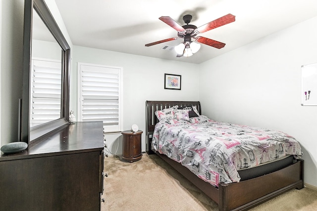 2911 Fair Chase Dr, Katy, TX 77494 - bedroom featuring carpet flooring and ceiling fan