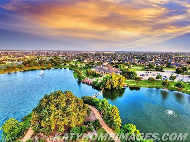 2911 Fair Chase Dr, Katy, TX 77494 - aerial view of property's location with a large body of water