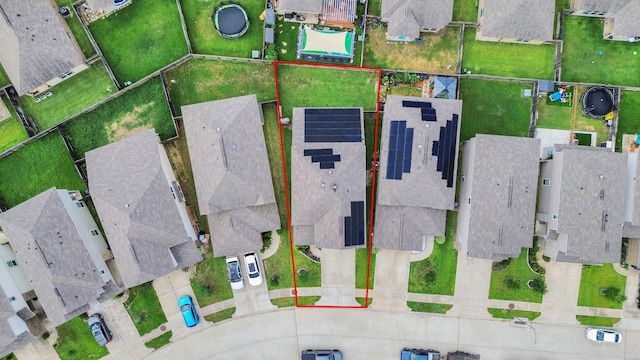 24739 Lorenzo Glaze Trl, Katy, TX 77493 - aerial perspective of suburban area with property parcel outlined