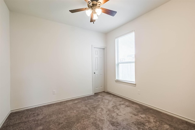11514 Harmony Summit Trce, Richmond, TX 77406 - carpeted spare room featuring a ceiling fan and baseboards