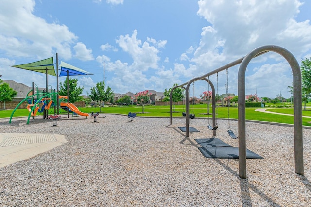11514 Harmony Summit Trce, Richmond, TX 77406 - community playground with a lawn
