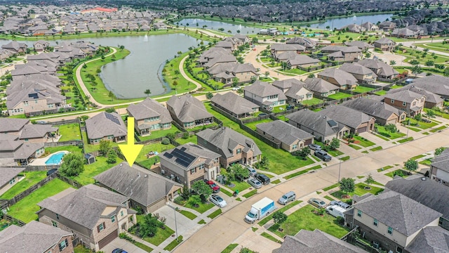 11514 Harmony Summit Trce, Richmond, TX 77406 - aerial view of residential area with a nearby body of water