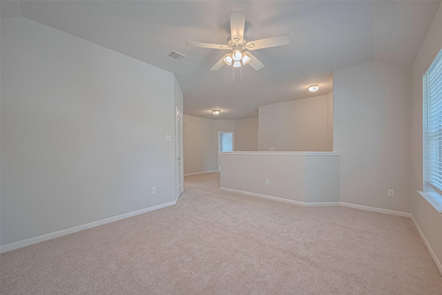 24523 Carlton Springs Ln, Katy, TX 77494 - unfurnished room featuring light carpet, ceiling fan, and baseboards