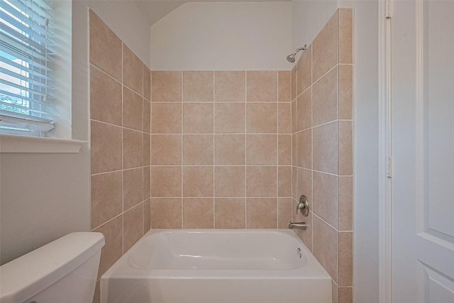 24523 Carlton Springs Ln, Katy, TX 77494 - bathroom with toilet and tub / shower combination