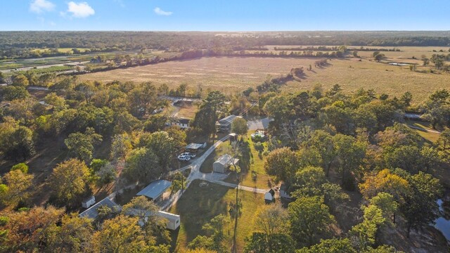 1726 Bowler Rd, Waller, TX 77484 - aerial overview of property's location featuring rural landscape