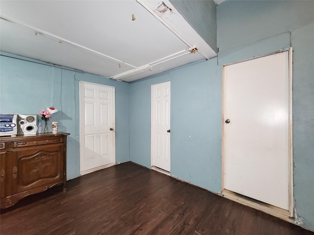 418 Bishop St, Houston, TX 77009 - bedroom featuring dark wood-type flooring