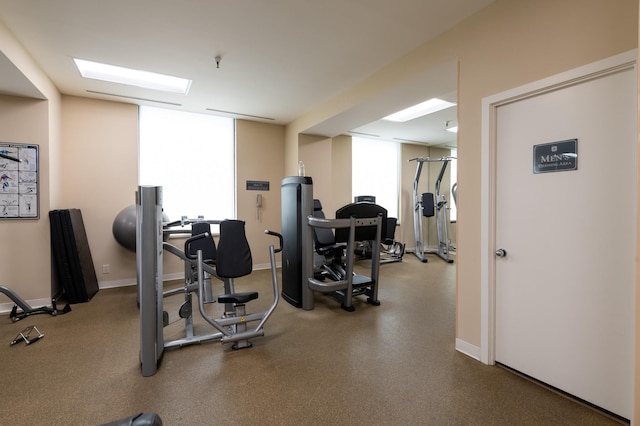 5100 San Felipe St Unit 98, Houston, TX 77056 - workout room with plenty of natural light