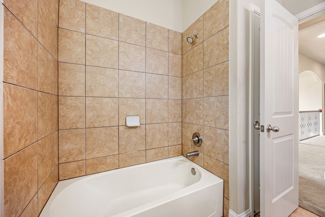 20522 Saddleback Chase Ln, Cypress, TX 77433 - bathroom featuring shower / washtub combination