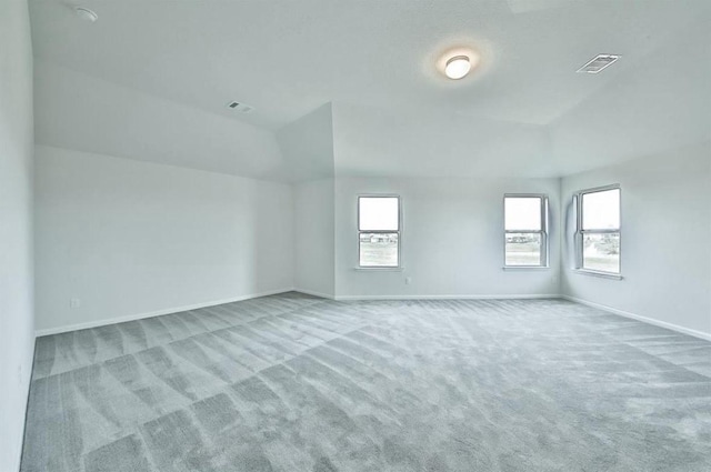 28430 Buffalo Fork Ln, Katy, TX 77494 - carpeted empty room with baseboards and lofted ceiling