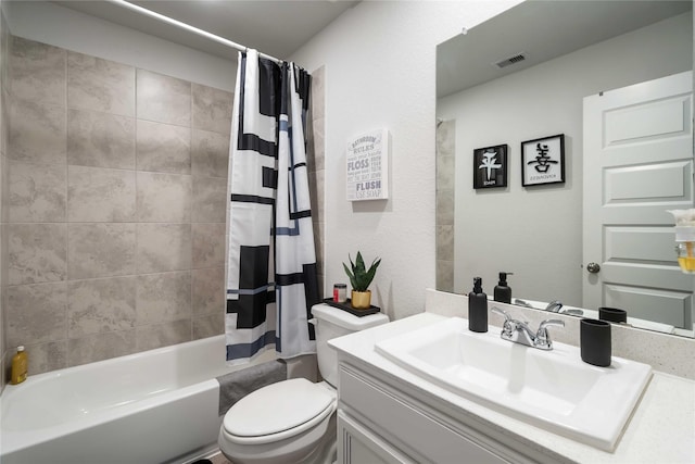 4426 Ibiza Ln, Houston, TX 77045 - full bathroom featuring vanity and shower / bath combo with shower curtain
