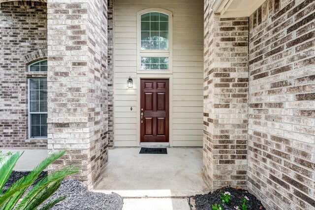 16906 Shoal Park Dr, Cypress, TX 77429 - property entrance with brick siding