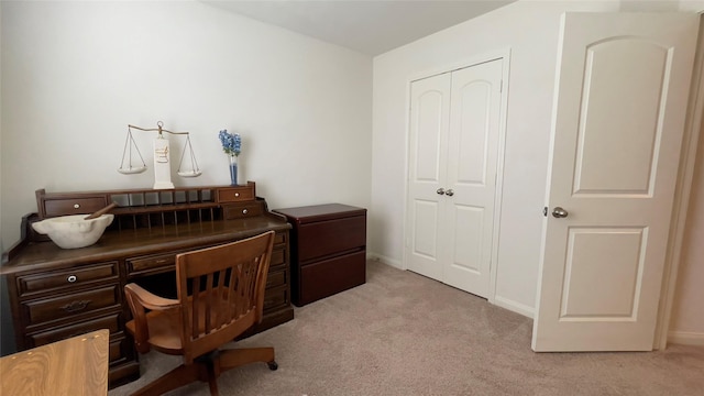 21138 Titian Dr, Magnolia, TX 77355 - office area with light carpet and baseboards