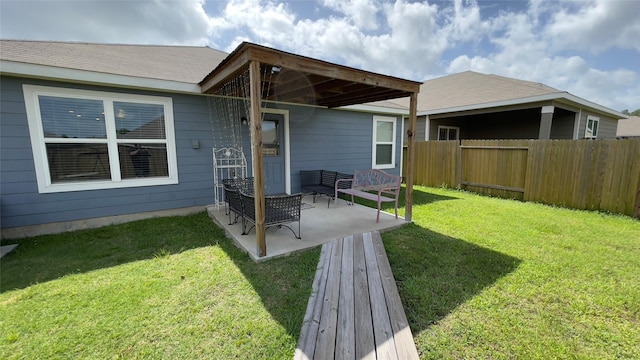 21138 Titian Dr, Magnolia, TX 77355 - view of yard with a patio