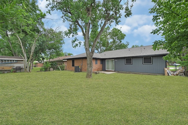 627 Edgebrook Dr, Houston, TX 77034 - rear view of house featuring cooling unit
