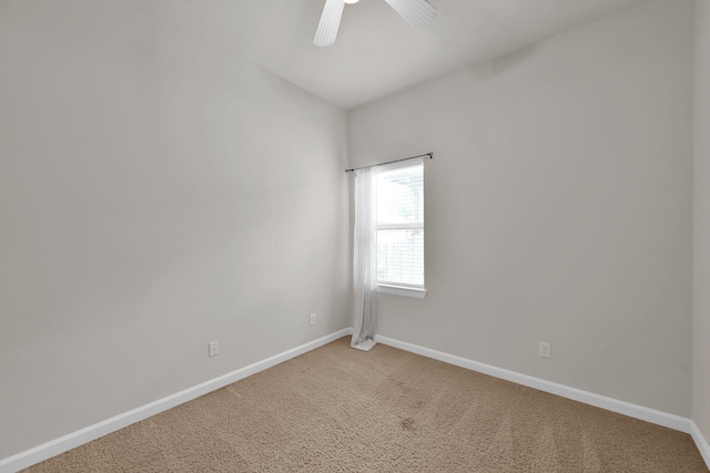 16819 Apple River Dr, Cypress, TX 77433 - unfurnished room featuring light carpet, baseboards, and a ceiling fan