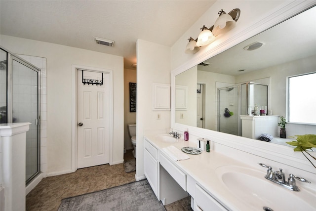 9107 S Ferndale Place Dr, Houston, TX 77064 - full bath with a shower stall and double vanity