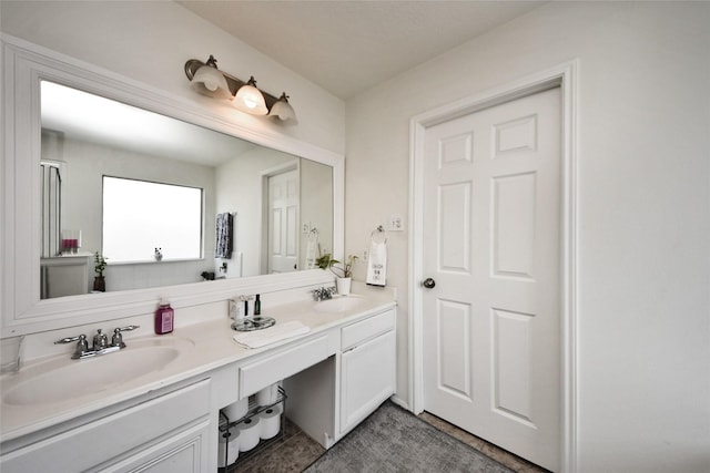 9107 S Ferndale Place Dr, Houston, TX 77064 - full bathroom featuring double vanity