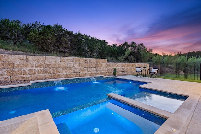 4810 R O Dr, Spicewood, TX 78669 - view of swimming pool with a patio area and a pool with connected hot tub