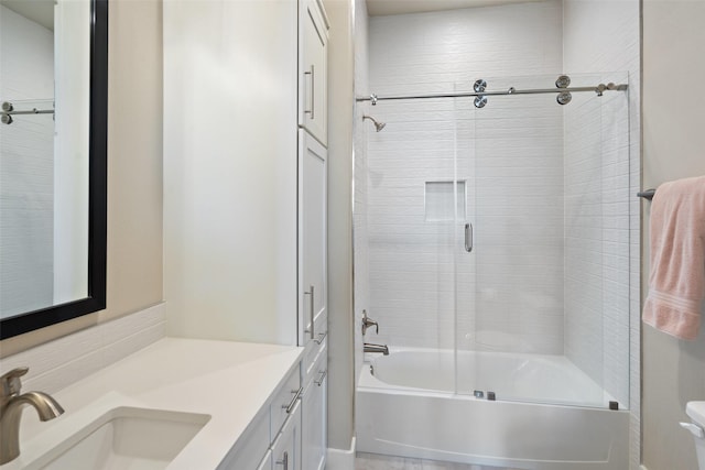 4810 R O Dr, Spicewood, TX 78669 - bathroom with vanity and shower / bath combination with glass door