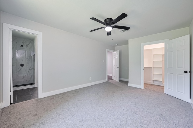 5032 Briscoe St, Houston, TX 77033 - unfurnished bedroom featuring carpet floors, a spacious closet, baseboards, a closet, and ensuite bath