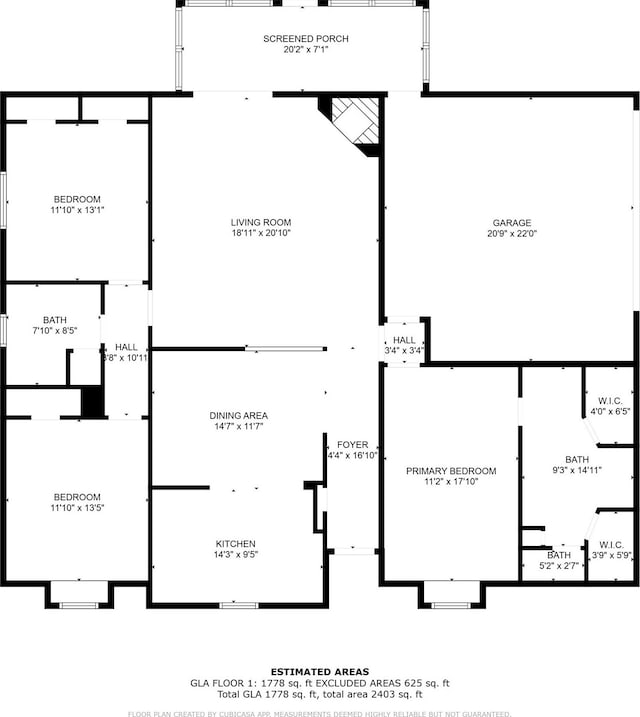 466 Emanuel Rd, Goodrich, TX 77335 - room layout